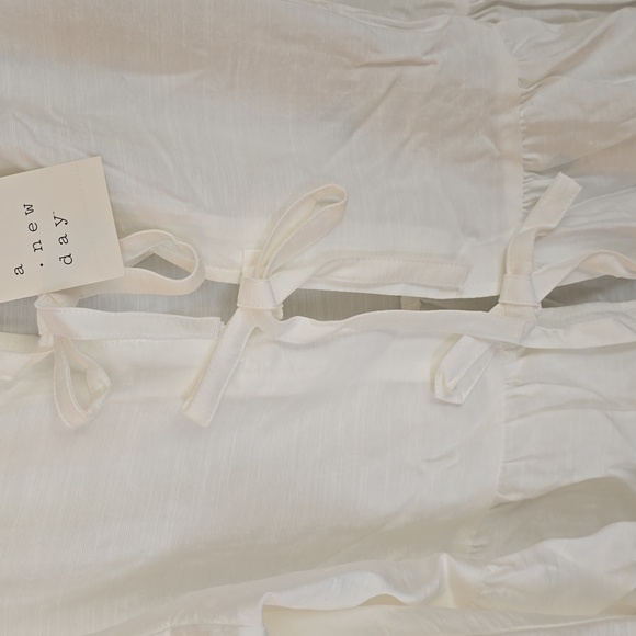 FINAL CLEARANCE A New Day 3/4 Sleeve Tie Front Blouse - Picture 3 of 5